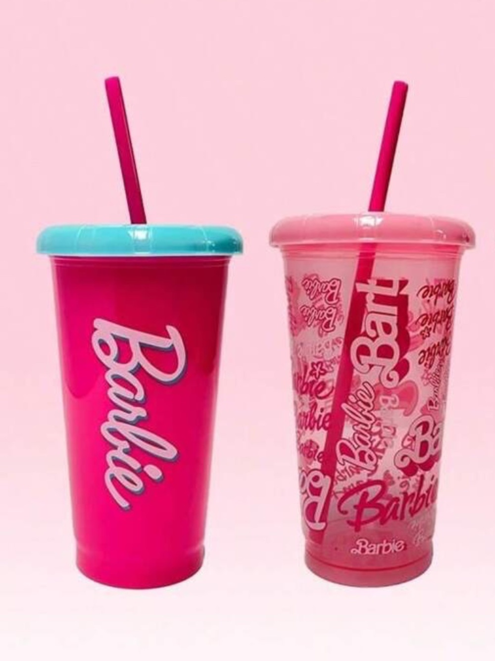 Miniso x Barbie 16 oz Tumbler Set of 2 NWOT